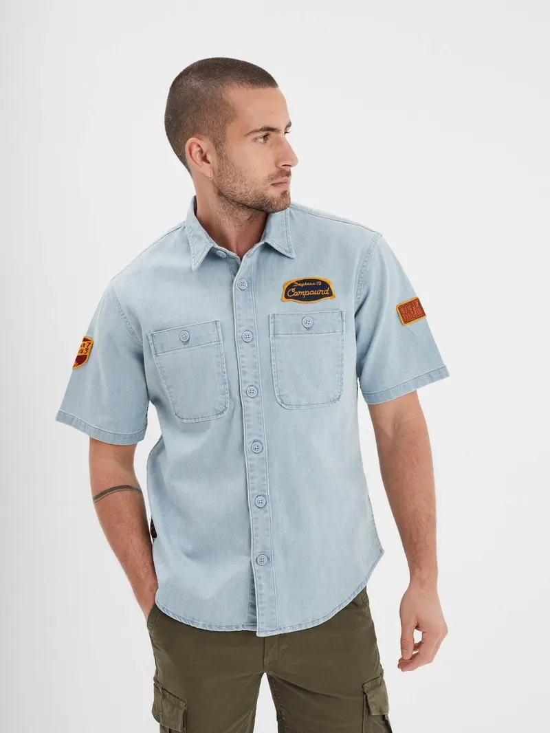 Boroughs - Chemise station service rétro