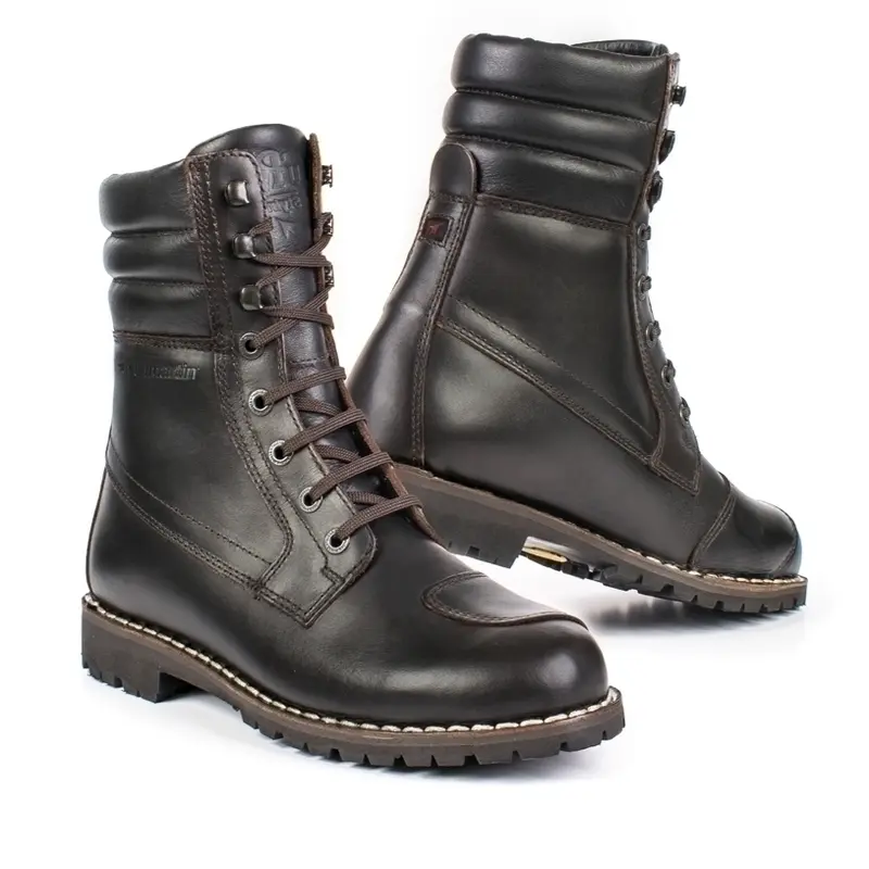 Bottines moto Stylmartin™ - YU’ROK WP MARRON