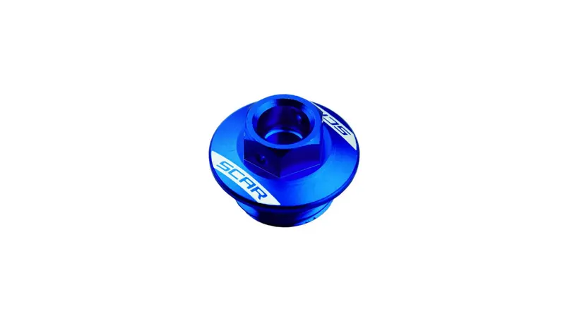 Bouchon de Remplissage d’Huile SCAR Sherco – Aluminium Anodisé Moto Enduro SE SEF