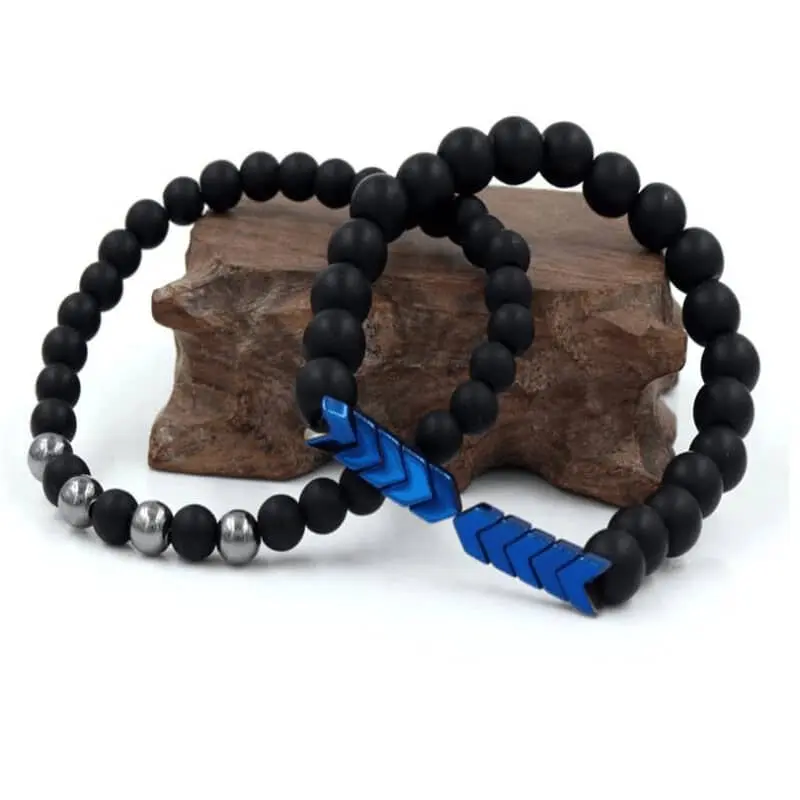 Bracelet biker à perle