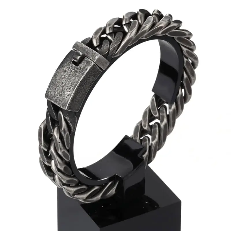 Bracelet biker en acier - Elfat