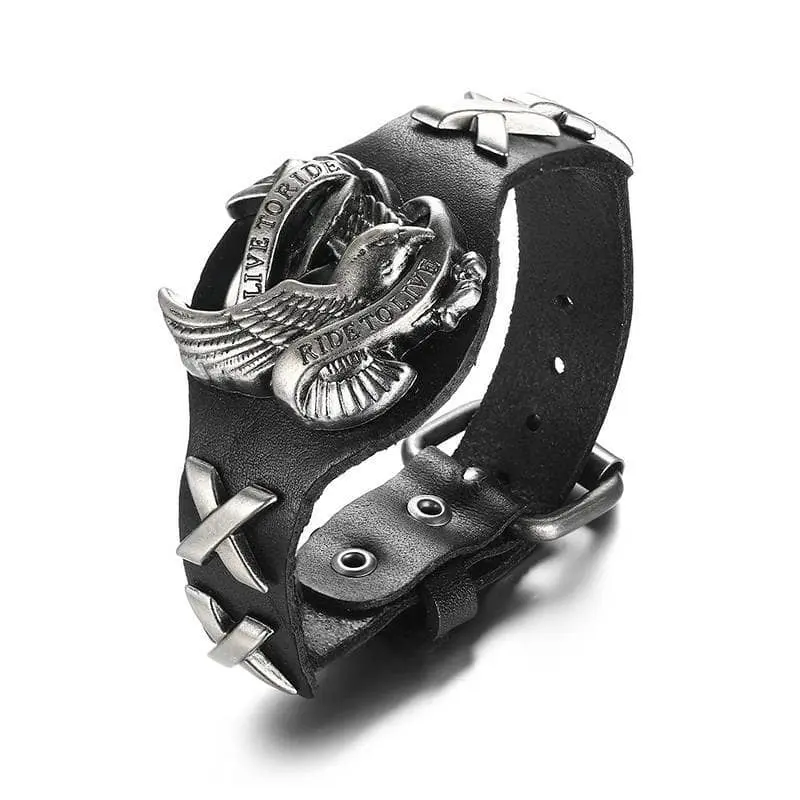 Bracelet biker - Live to Ride, Ride to live