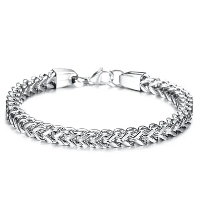 Bracelet homme biker acier