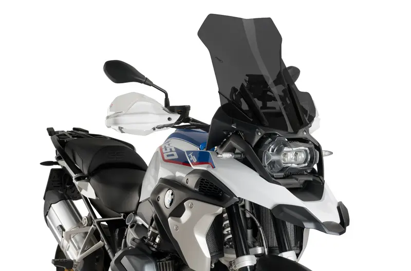 BULLE HAUTE PROTECTION NOIR CLAIR POUR BMW R1200GS-R1200GS ADVENTURE-R1250GS-R1250GS ADVENTURE HAUTEUR 54,5CM PUIG / RP6486F