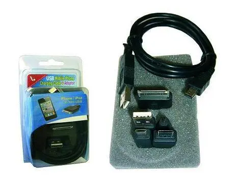 Cable USB avec 5 embouts (iphone/ipod/samsung …)
