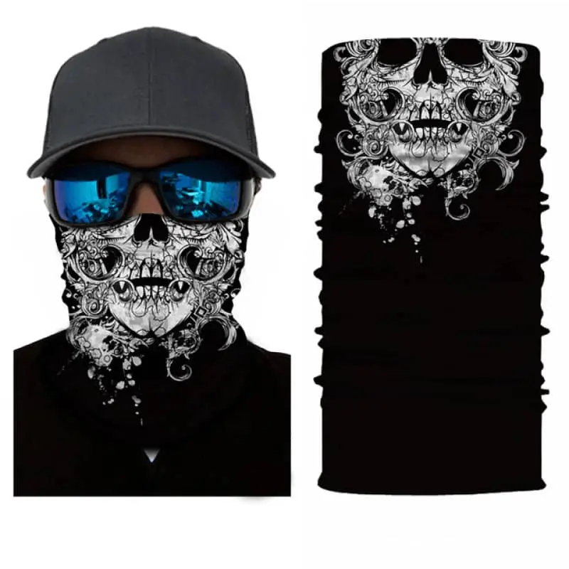 Cache cou motard Skeleton