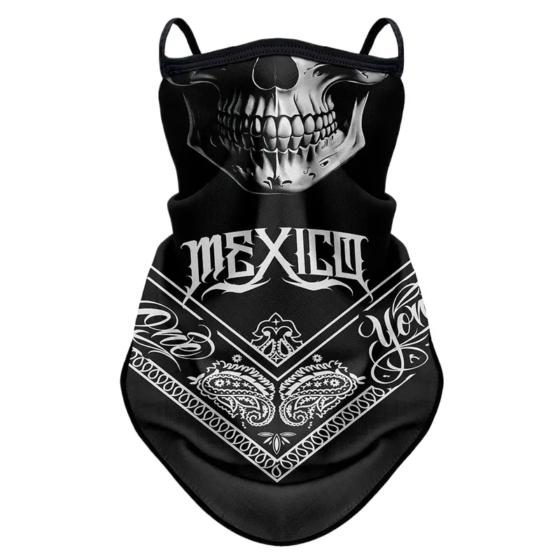 Cache cou tête de mort - Mexico