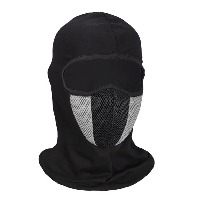 Cagoule de moto avec cache nez