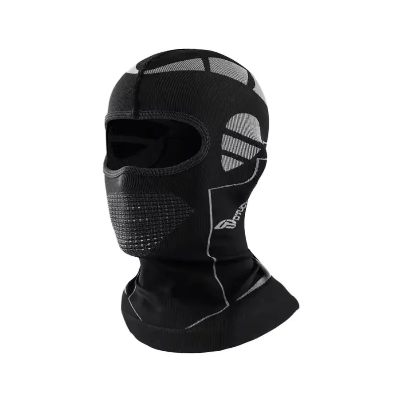 Cagoule moto - 3D noir et grise