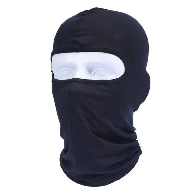 Cagoule moto bleu marine