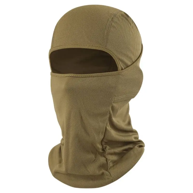 Cagoule moto marron clair