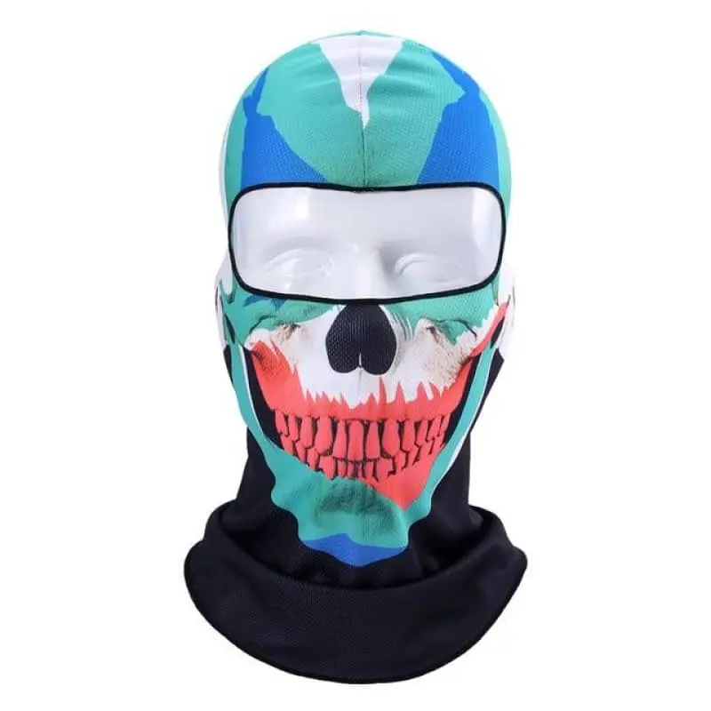 Cagoule moto - Squelette souriant