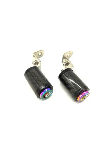 Carbon Revo Support DE Feux Arrière GUN Metal- 1 Paire - Universel