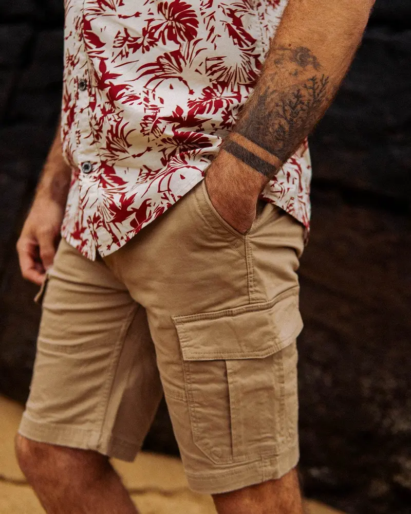 Cargo - Bermuda textile homme