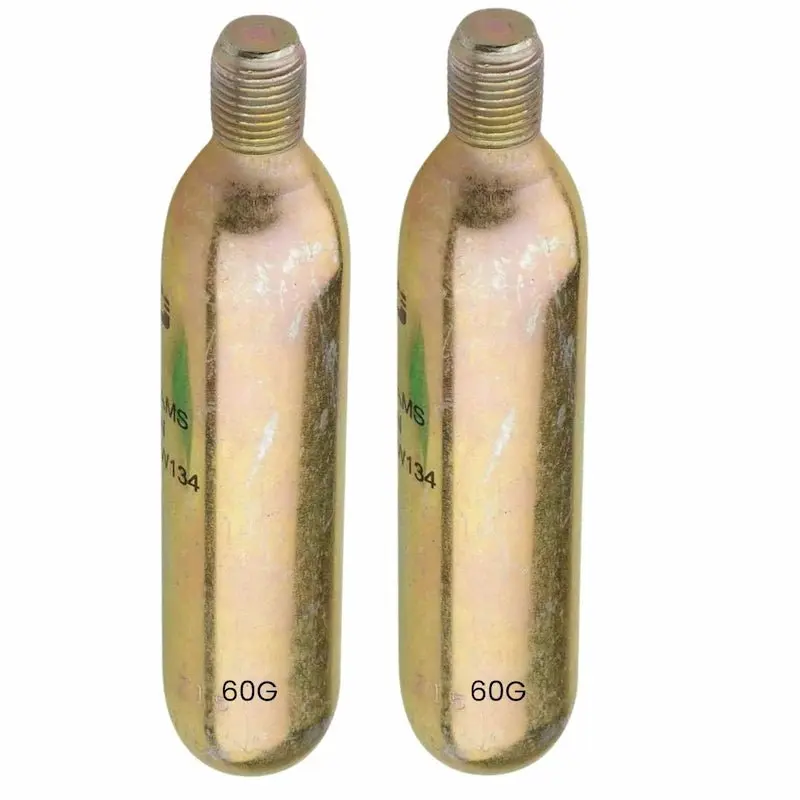 Cartouche d'air CO2  pour recharge gilet airbag moto 60G  |Pack de 2
