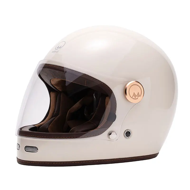 Casque Intégral FULL MOON Crème | Mârkö