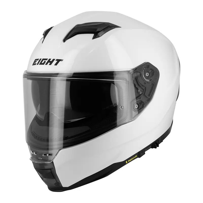 Casque intégral moto - Eight S442 Blanc