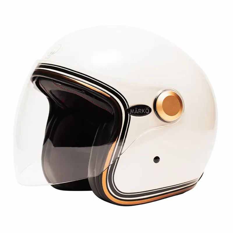 Casque Jet BOREAL Crème | Mârkö