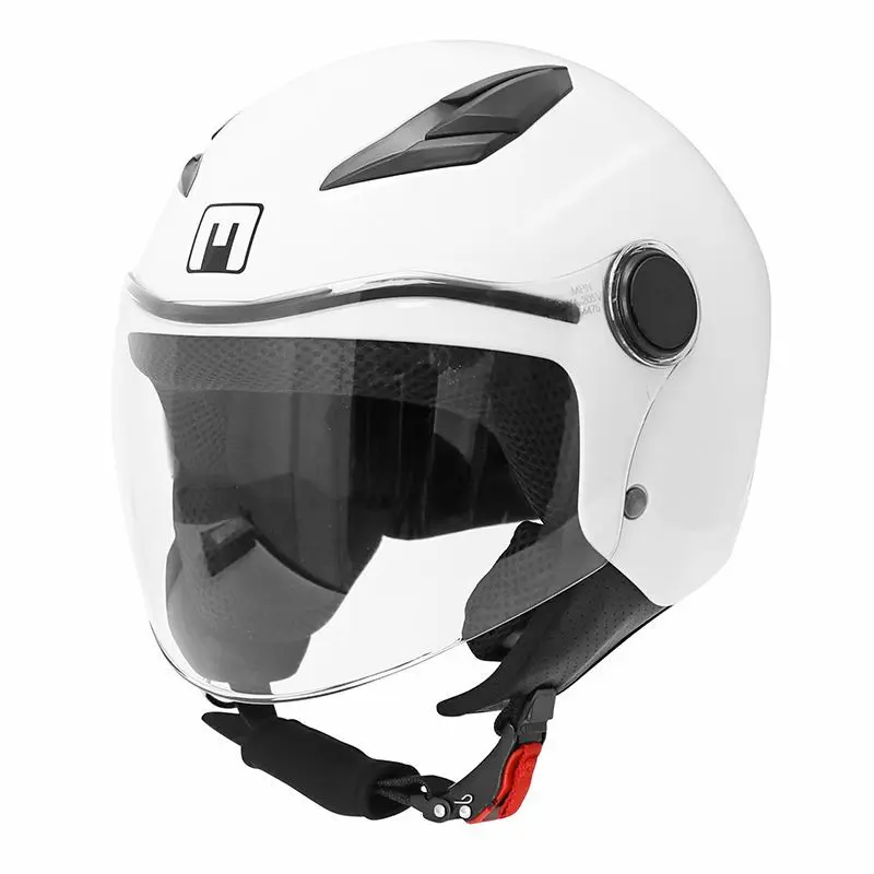 Casque jet enfant scooter homologué ECE 22.06 | JetPlay Blanc
