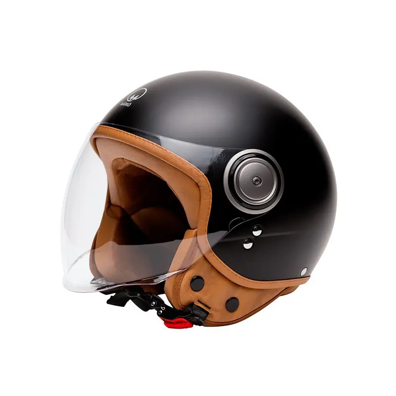 Casque jet moto - Elements Noir Mat