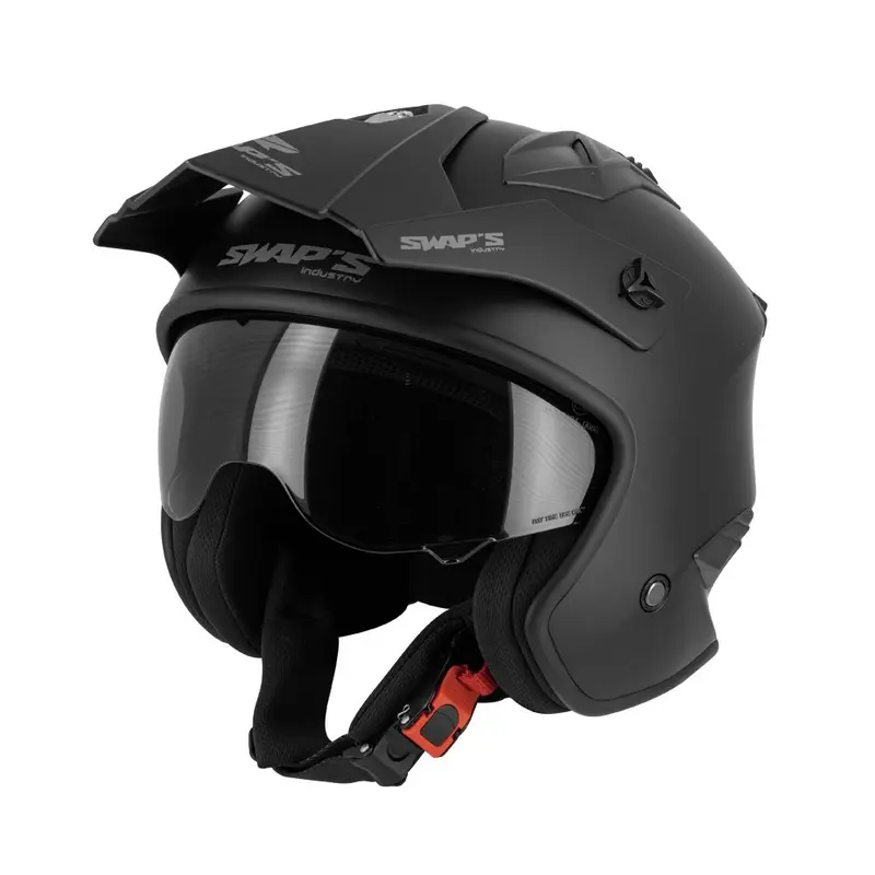 Casque jet moto - Trooper Noir Mat