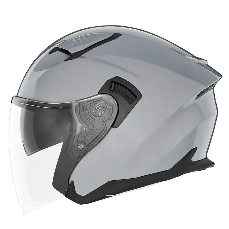 Casque jet - N130 gris nardo