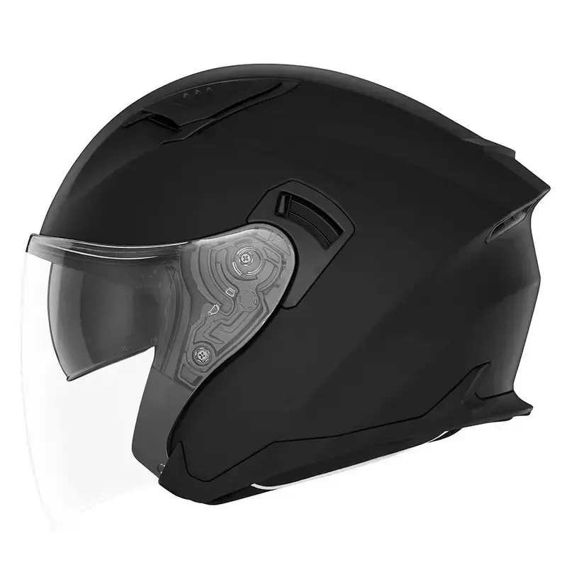 Casque jet - N130 noir mat