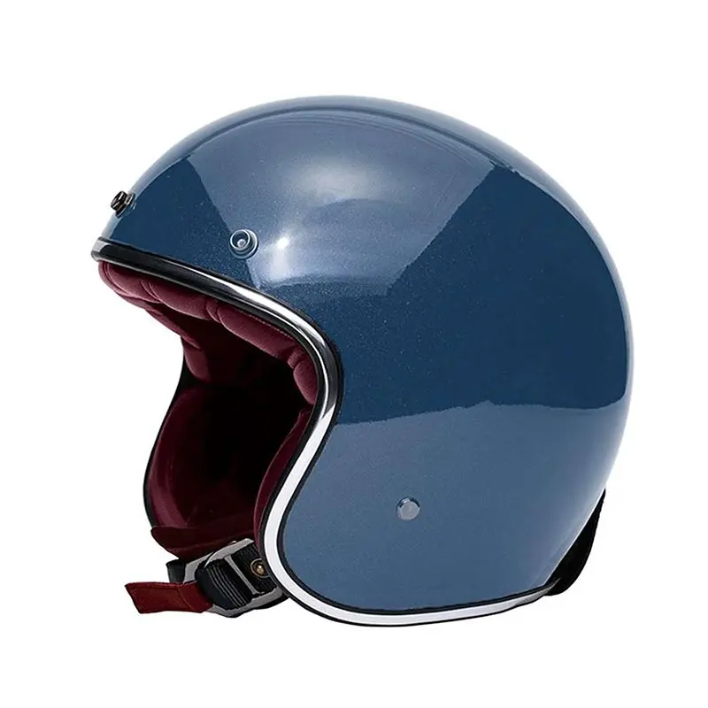Casque Jet THE CLASSIC Bleu/Rouge | Mârkö