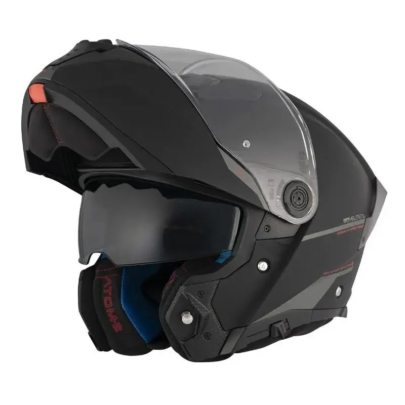 CASQUE MODULABLE MT ATOM 2 - NOIR MAT