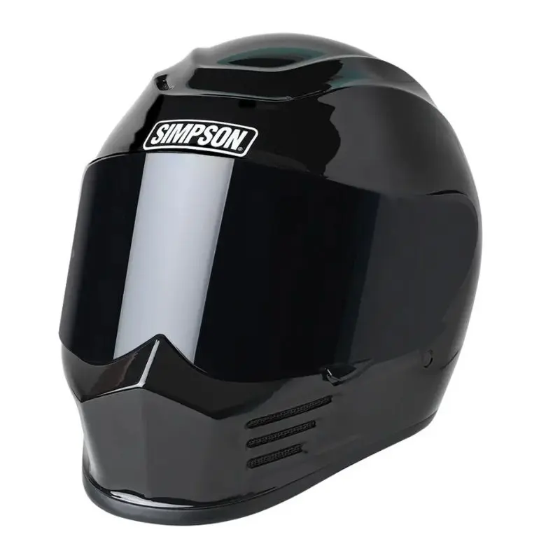 Casque moto intégral - Speed noir metal