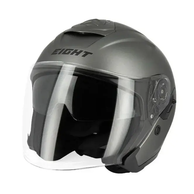 Casque moto Jet Fibre- S790 Titane
