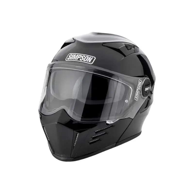 Casque moto modulable - Darksome noir brillant