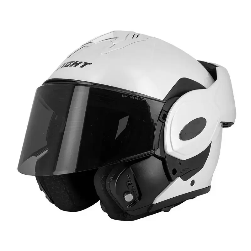 Casque moto modulable - FlipTech blanc