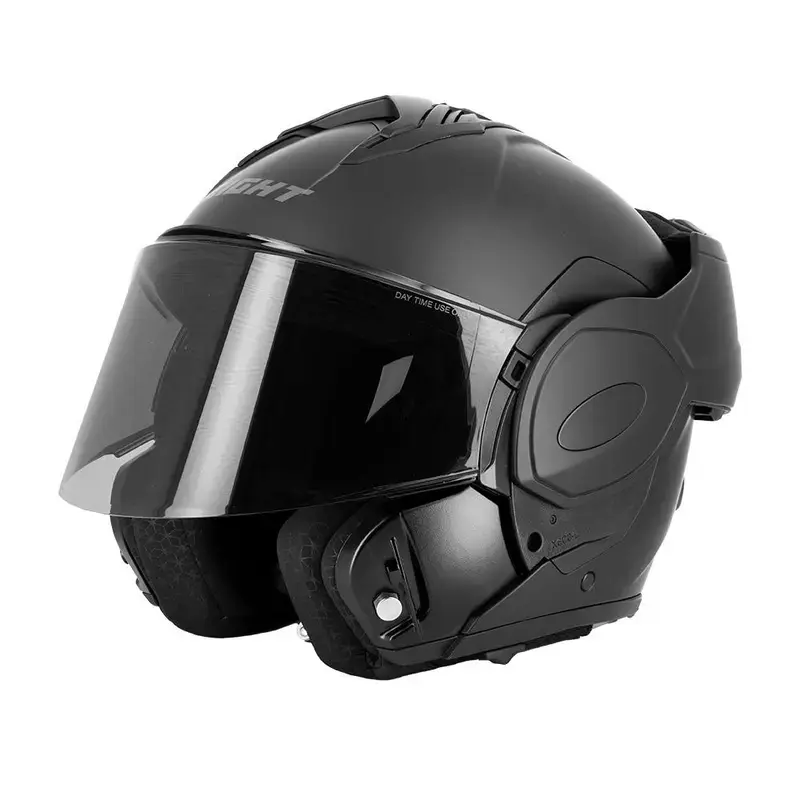 Casque moto modulable - FlipTech noir