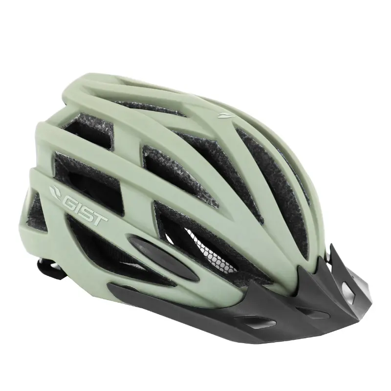 Casque Vélo Adulte Gist E-Bike Planet One Plus Urban Gris Mat In-Mold Taille 56-62 Réglage Molette 212 G - Éclairage Intégré