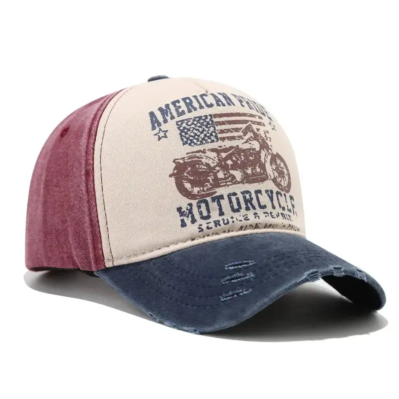 Casquette biker vintage - American Motorcycle