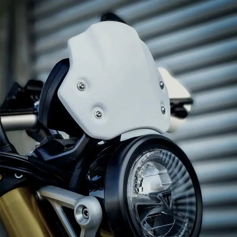Casquette de phare saute vent pour Triumph 1200 scrambler XE/XC | Blackpines