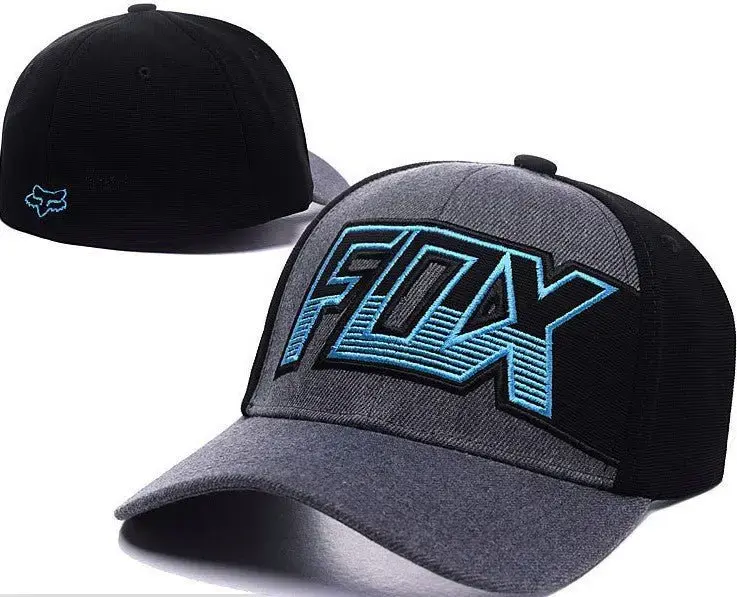 Casquette Fox gris/bleu