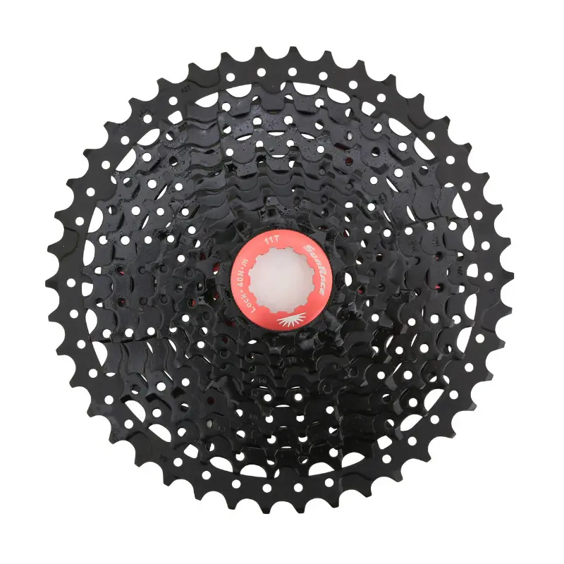 Cassette 11V. Sunrace Mx8 11-42 VTT Pour Shimano Noir (Livre En Boite) (11-13-15-17-19-21-24-28-32-36-42)