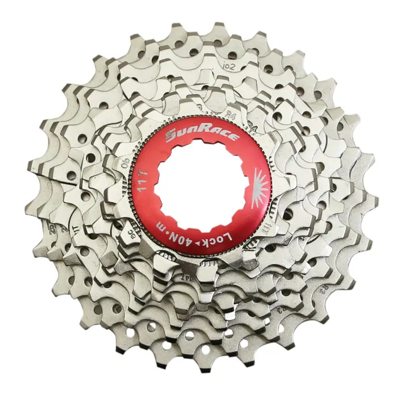 Cassette 11V. Sunrace Rx1 11-25 Route Pour Shimano (Niveau 105) Metallic Argent (Livre En Boite)(11-12-13-14-15-16-17-19-21-23-25)