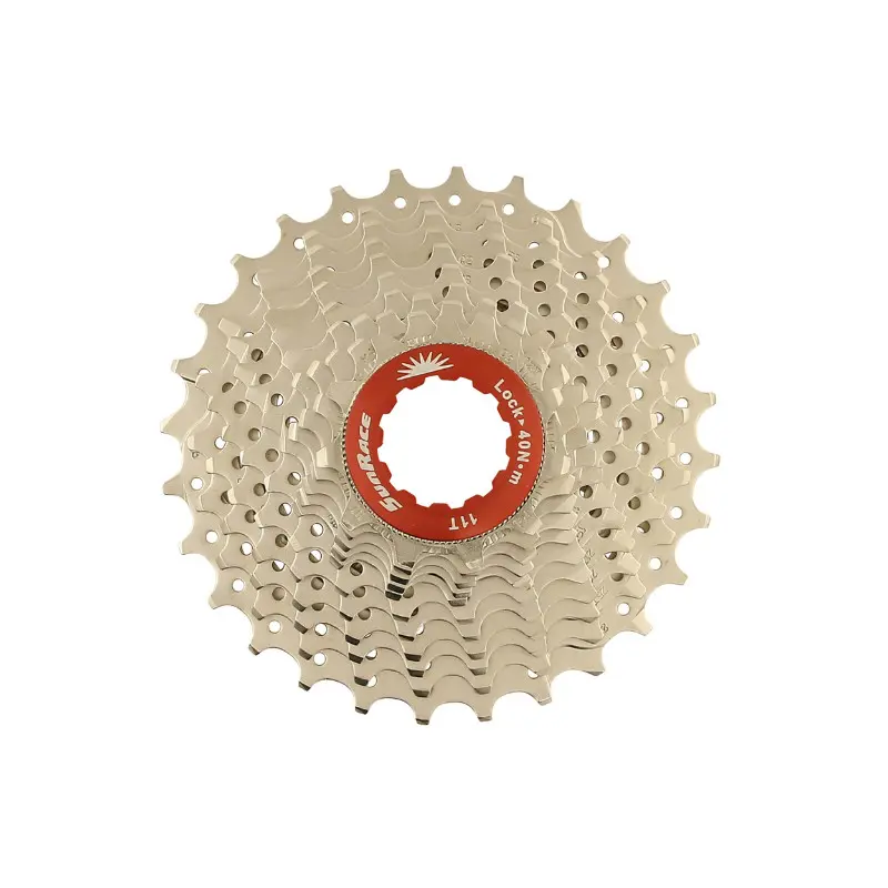 Cassette 11V. Sunrace Rx1 11-28 Route Pour Shimano (Niveau 105) Metallic Argent (Livre En Boite) (11-12-13-14-15-17-19-21-23-25-28)