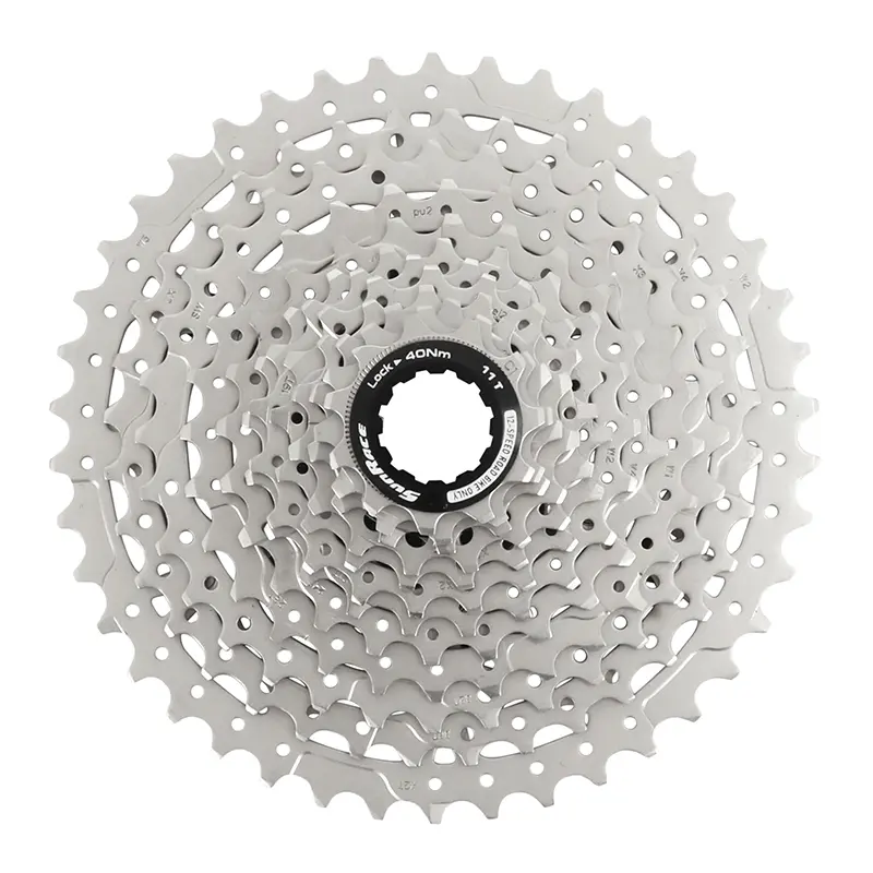 Cassette 12V. Sunrace Csrz800 11-42 Gravel Pour Shimano Hg-L-Hg-M Metallic Argent (Livre En Boite)(11-13-15-17-19-21-24-28-32-36-42)