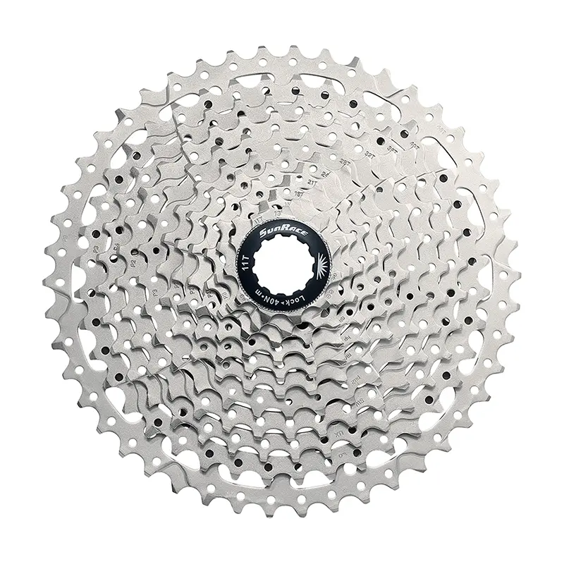 Cassette 12V. Sunrace Csrz800 11-46 Gravel Pour Shimano Hg-L-Hg-M Metallic Argent (Livre En Boite)(11-12-13-15-18-21-24-28-32-36-40-46)