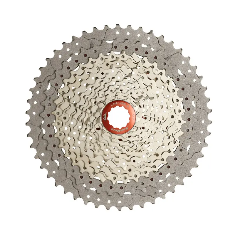 Cassette 12V. Sunrace Mz90 11-50 VTT Compatible Shimano Metallic Argent (Livre En Boite) (11-13-15-17-19-21-24-28-32-36-42-50)