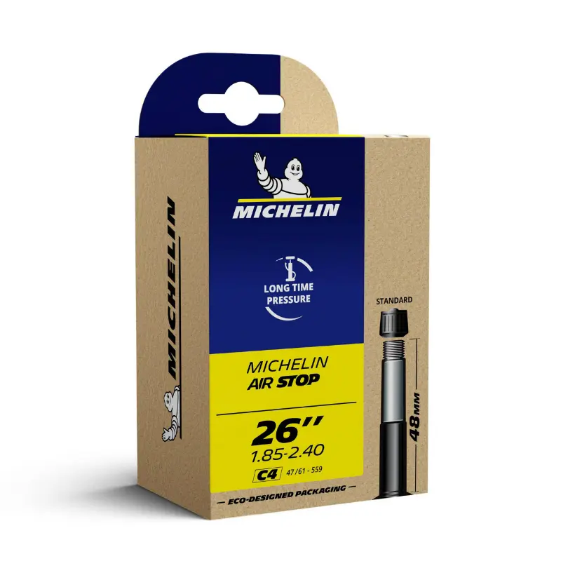 Chambre A Air Vélo 26 X 1.85-2.40 Michelin C4 Valve Standard 48 mm