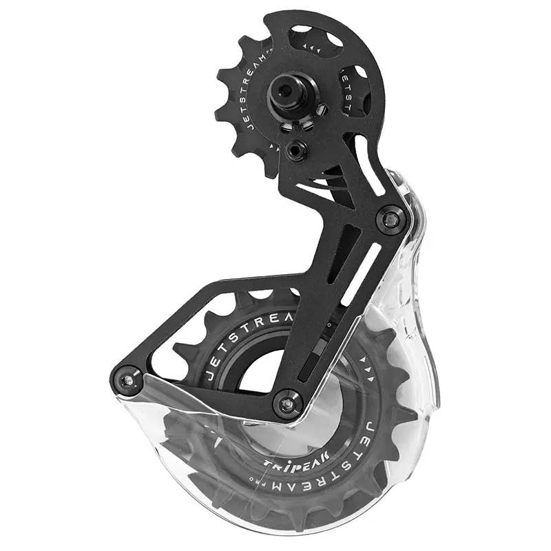 Chape Dérailleur Aero-Wing Opw Tripeak 12-18 Dents 12-11X2V. Shimano Dura-Ace R9200-R9100 - Ultegra R8100-8000 Noir Aluminium (Garantie 4 Ans)