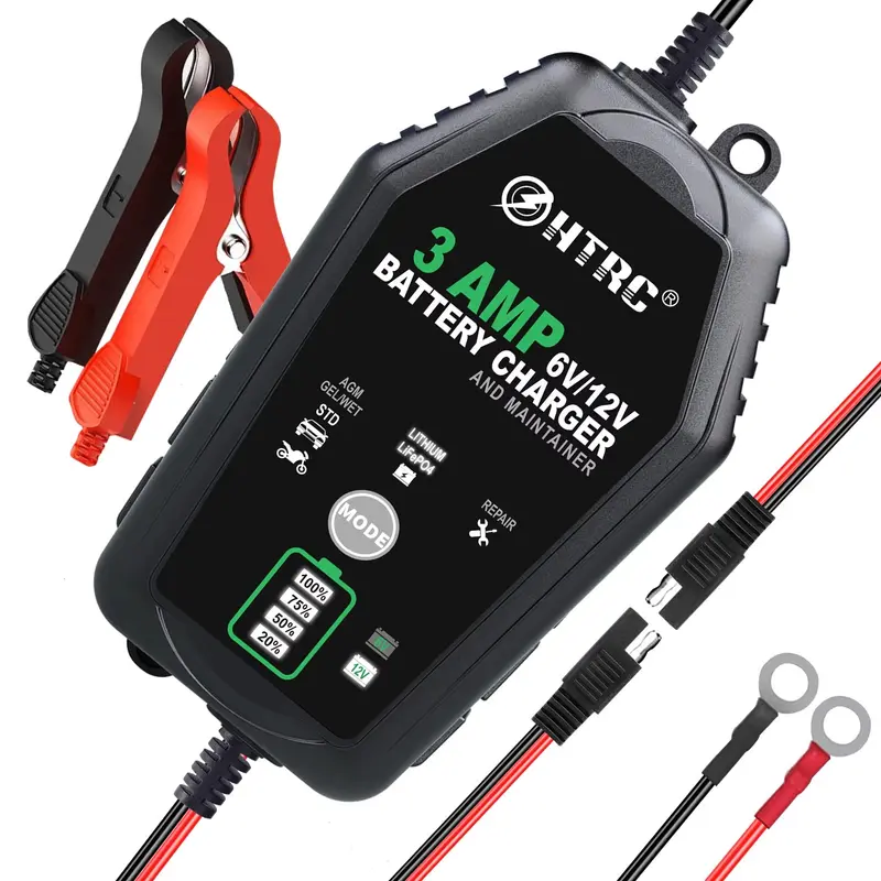 Chargeur batterie moto 6v 12v
