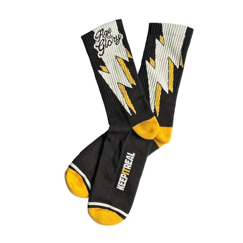 Chaussettes homme BOLT noires | Age of Glory