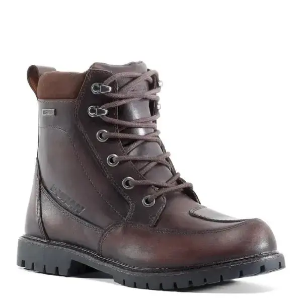Chaussure cuir moto vintage