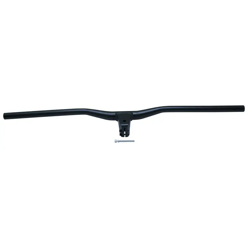 Cintre Combo VTT Demi Releve Alu Noir L 78 cm Avec Potence Intégrée Entraxe L55 mm Pour Pivot Fourche 1"1-8 (28.6 mm)